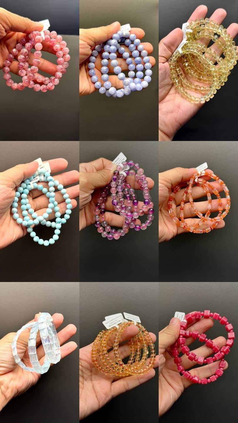 Larimar, citrine & super seven