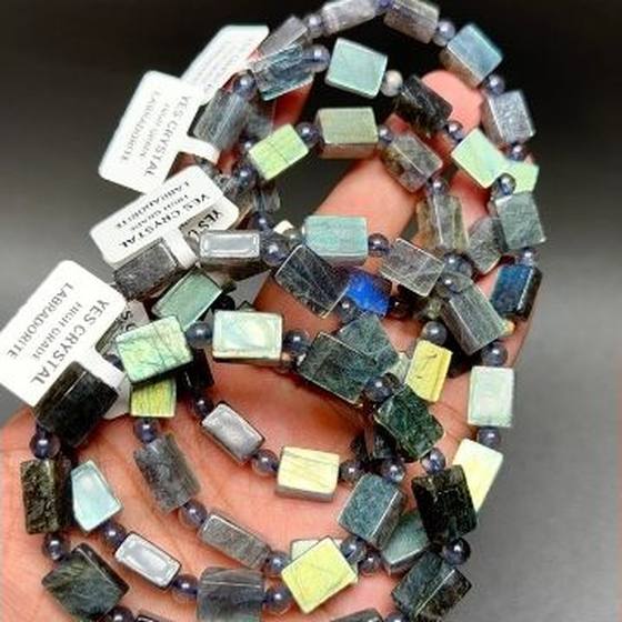 Labradorite Rectangle Bracelet
