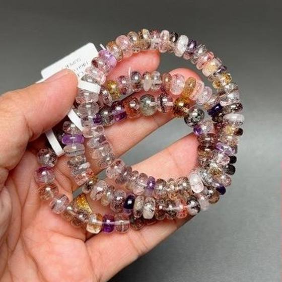 Super Seven Rondelle Bracelet